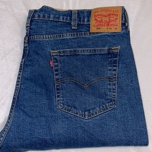 NWT Mens 505 Levi’s Regular Stretch Straight Leg Denim Jeans Size 42x32
